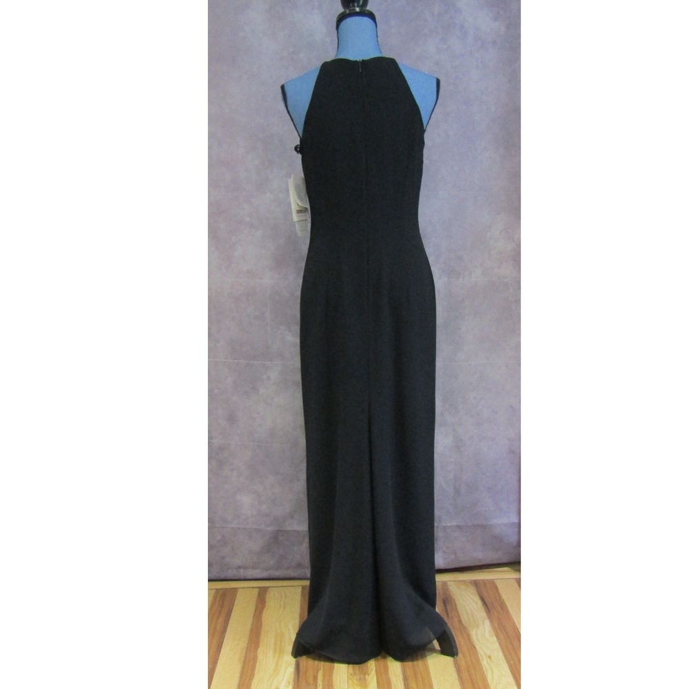 Vintage NEW Scott McClintock Sequin Black Gown - Picture 3 of 6